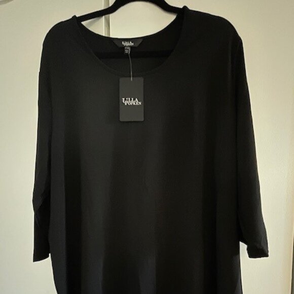 Ulla Popken Black Tunic top - Picture 1 of 4